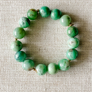 Green Chrysoprase Bracelet