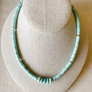 Turquoise and Howlite Necklace