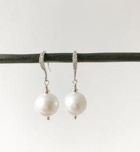Pearls and Sterling Earring