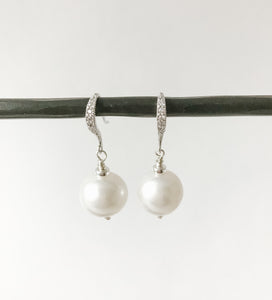 Pearls and Sterling Earring