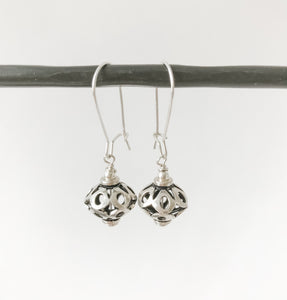 Large Sterling Silver Earring