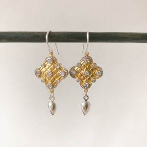 Persian Gold Earring - Sterling Option
